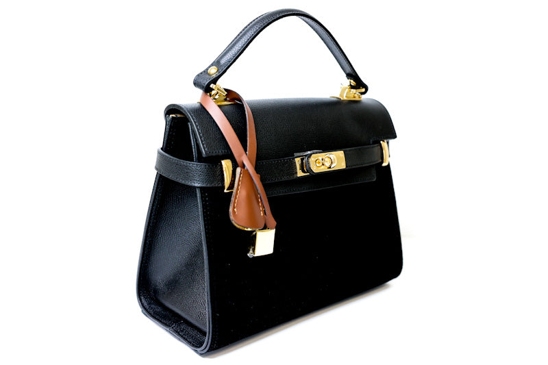 Pita Satchel Handbag in Palmellato Leather