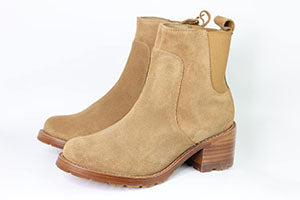 Suede Pita Leather Boots